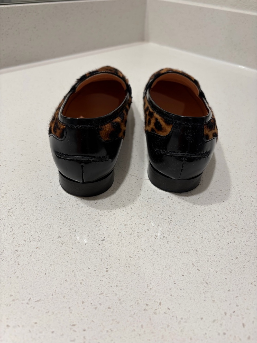 J. Crew Women’s Leopard Print Penny Loafers - Brown/Black - Picture 3 of 6